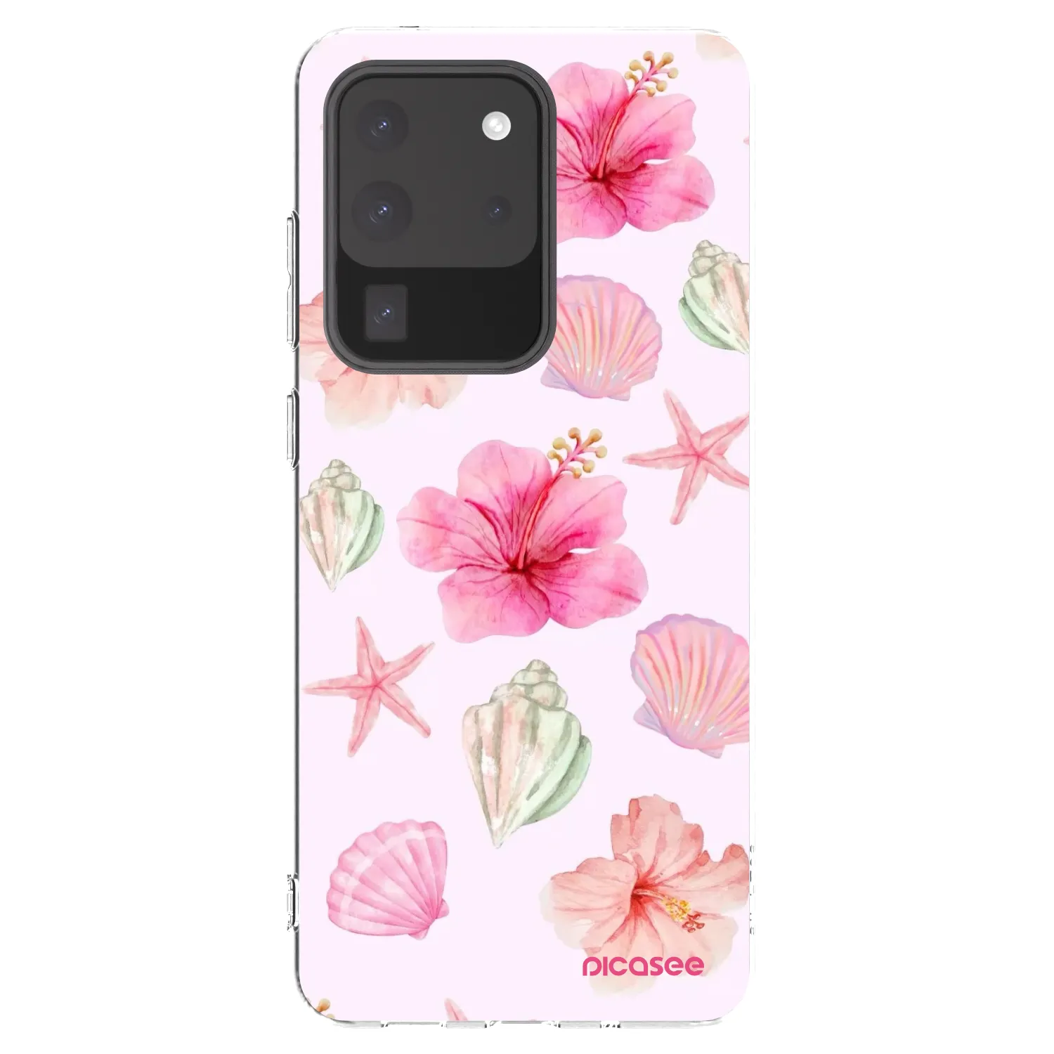 Picasee silikonski prozorni ovitek za Samsung Galaxy S20 Ultra 5G G988F - Blush Lagoon