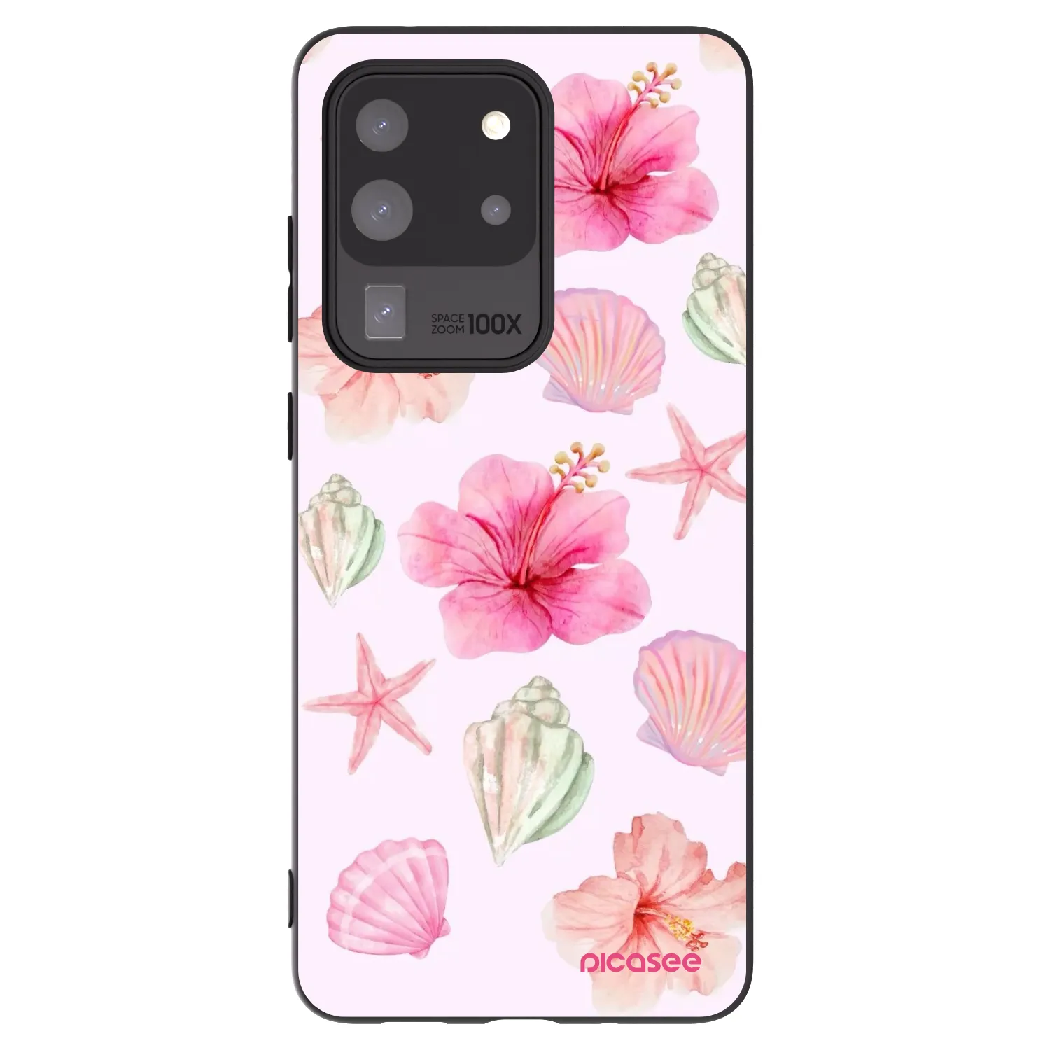 Picasee silikonski črni ovitek za Samsung Galaxy S20 Ultra 5G G988F - Blush Lagoon