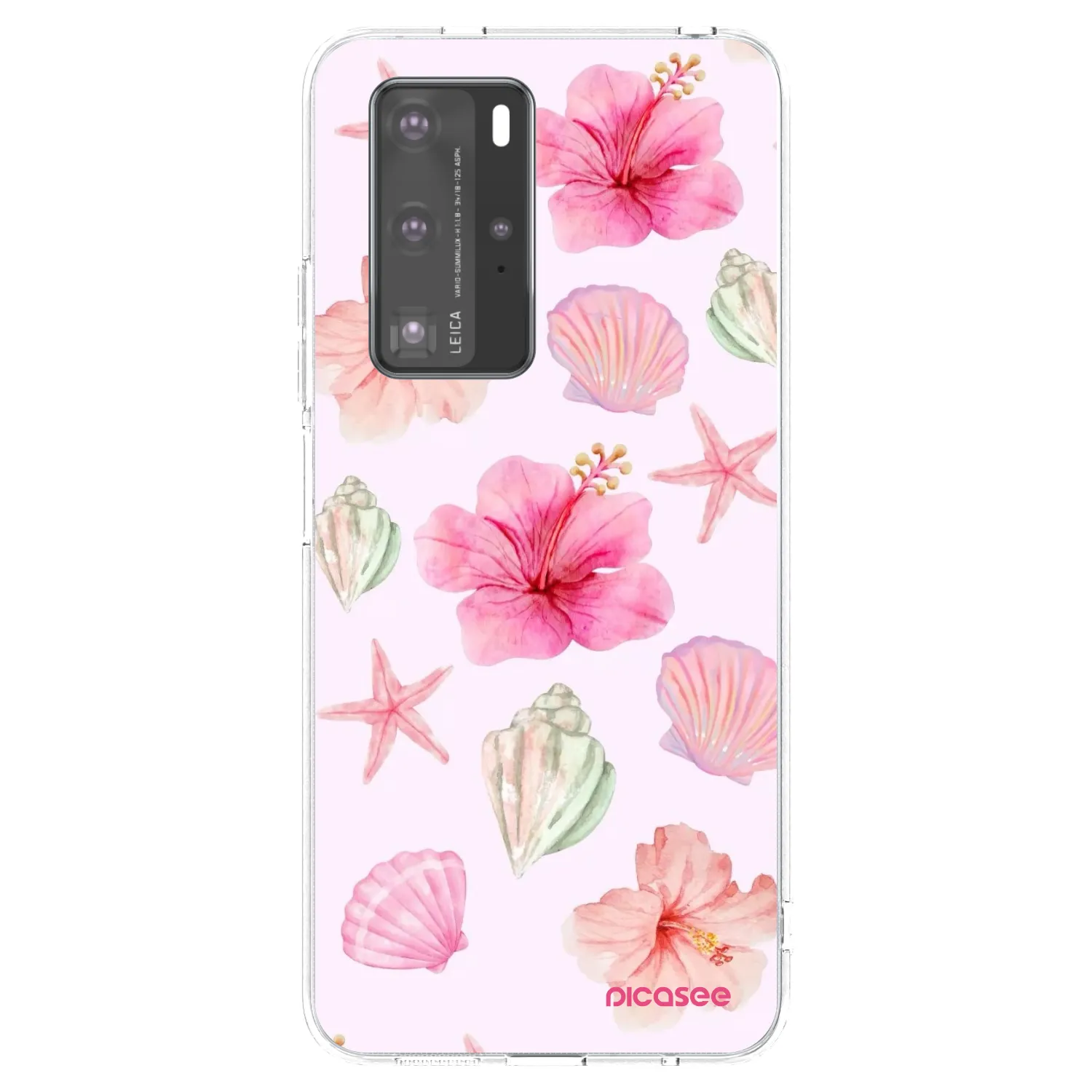 Picasee silikonski prozorni ovitek za Huawei P40 Pro - Blush Lagoon
