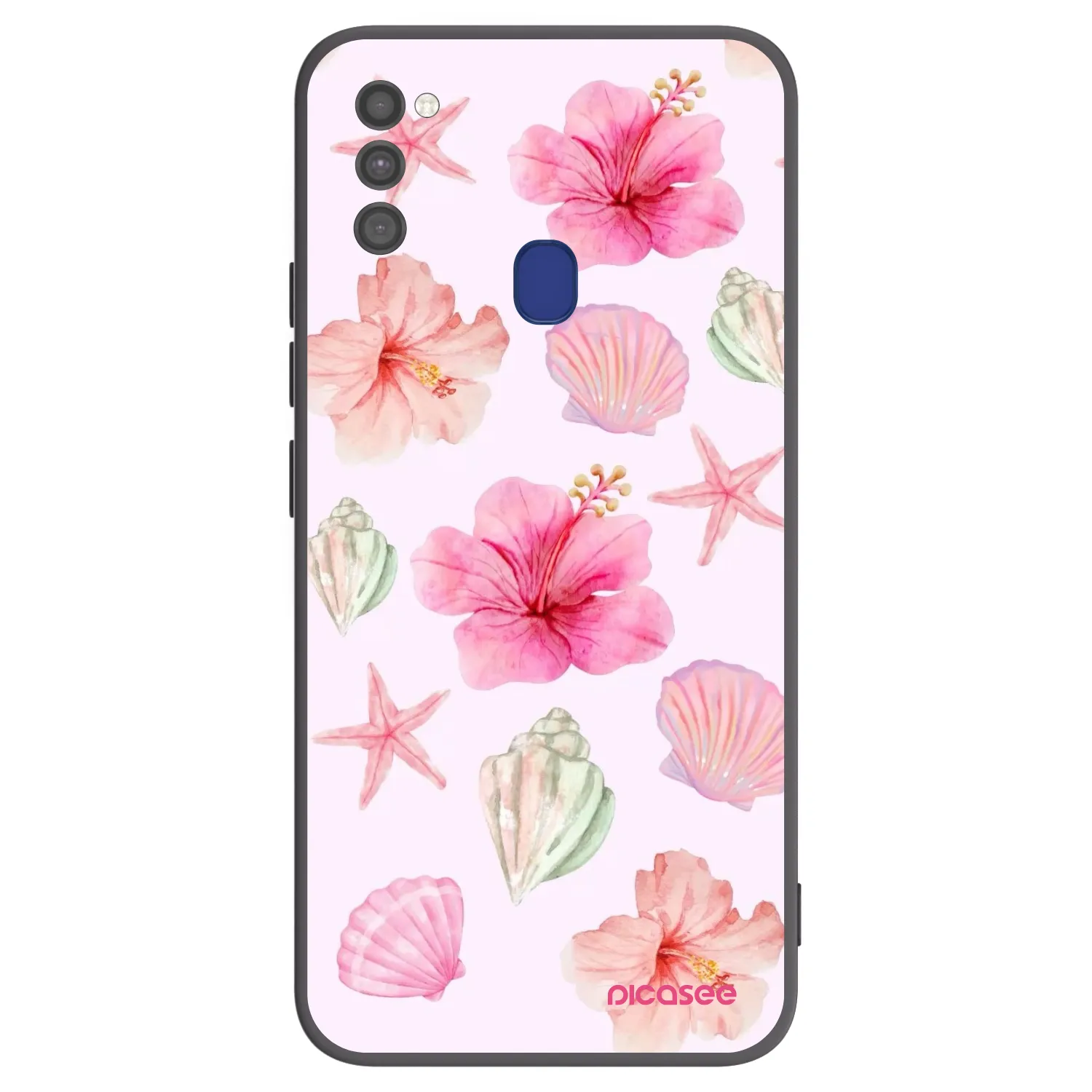 Picasee silikonski črni ovitek za Samsung Galaxy M21 M215F - Blush Lagoon