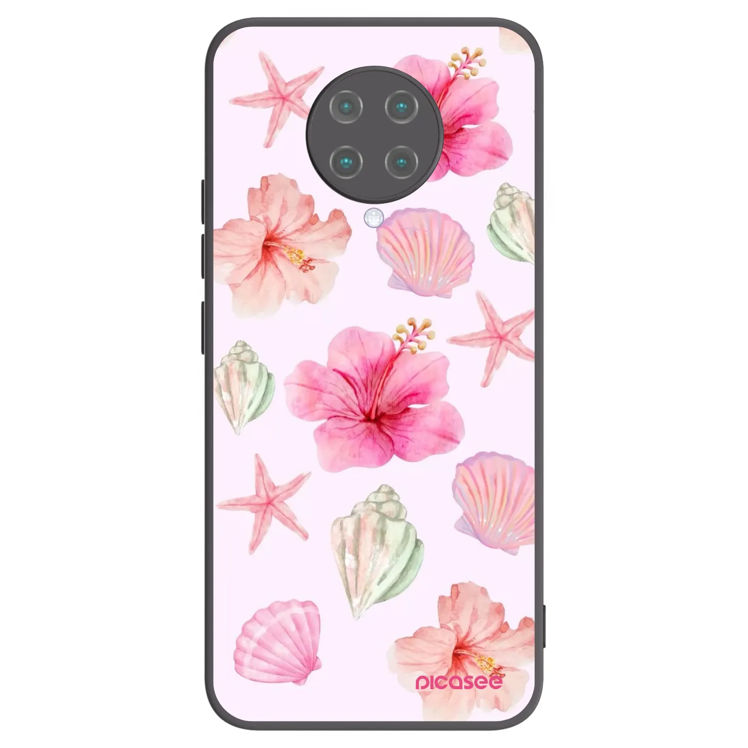 Picasee silikonski črni ovitek za Xiaomi Poco F2 Pro - Blush Lagoon