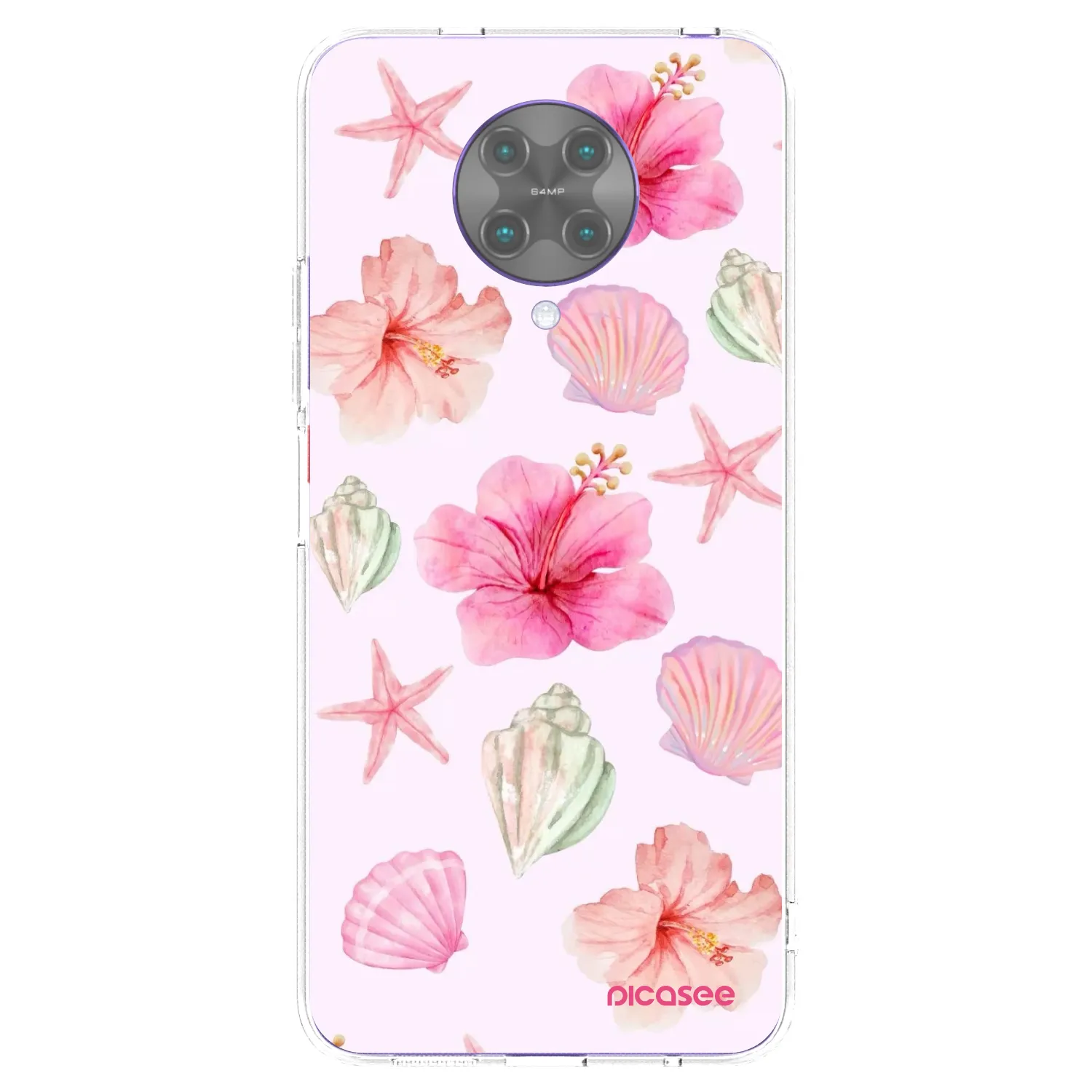 Picasee silikonski prozorni ovitek za Xiaomi Poco F2 Pro - Blush Lagoon