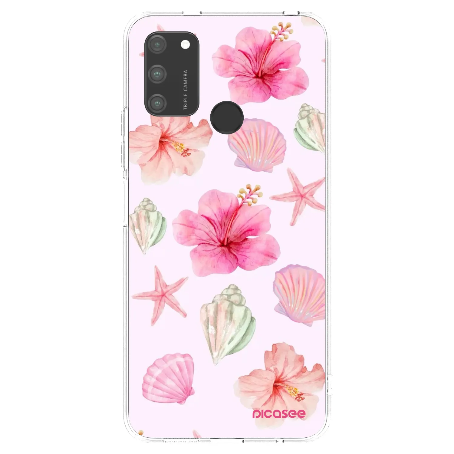 Picasee silikonski prozorni ovitek za Honor 9A - Blush Lagoon