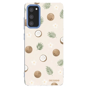 Picasee silikonski prozorni ovitek za Samsung Galaxy S20 FE - Coconut Breeze