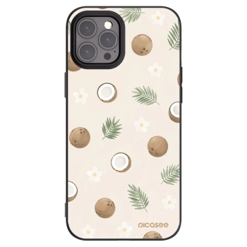 Picasee silikonski črni ovitek za Apple iPhone 12 Pro Max - Coconut Breeze