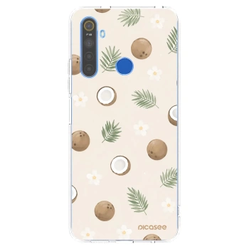 Picasee silikonski prozorni ovitek za Realme 5 - Coconut Breeze