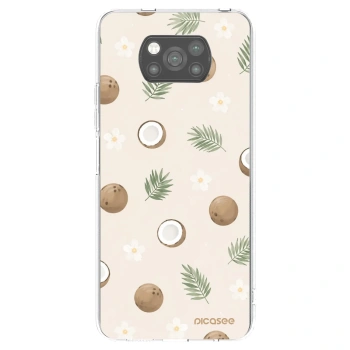 Picasee silikonski črni ovitek za Xiaomi Poco X3 Pro - Coconut Breeze