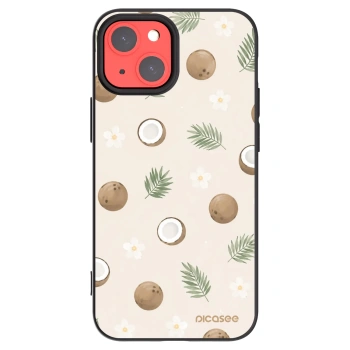 Picasee silikonski črni ovitek za Apple iPhone 13 mini - Coconut Breeze