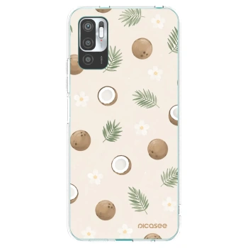 Picasee silikonski prozorni ovitek za Xiaomi Redmi Note 10 5G - Coconut Breeze