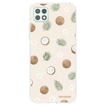 Picasee silikonski prozorni ovitek za Samsung Galaxy A22 A226B 5G - Coconut Breeze