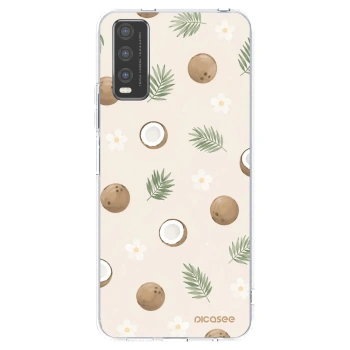 Picasee silikonski prozorni ovitek za Vivo Y20s - Coconut Breeze