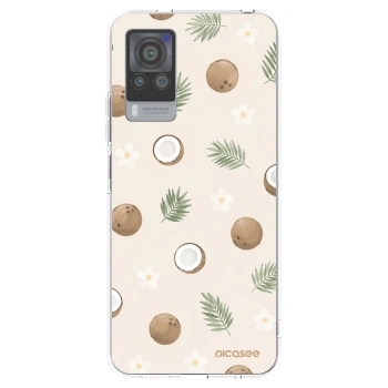 Picasee silikonski prozorni ovitek za Vivo X60 Pro 5G - Coconut Breeze