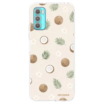 Picasee silikonski prozorni ovitek za Motorola Moto G60 - Coconut Breeze