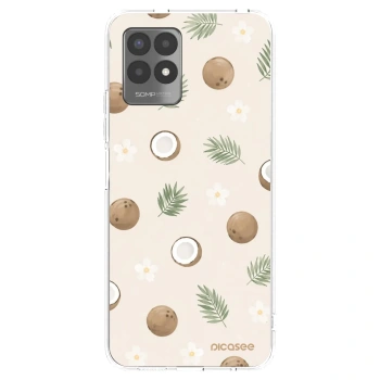 Picasee silikonski prozorni ovitek za Realme 8i - Coconut Breeze