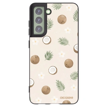 Picasee silikonski črni ovitek za Samsung Galaxy S21 FE 5G - Coconut Breeze