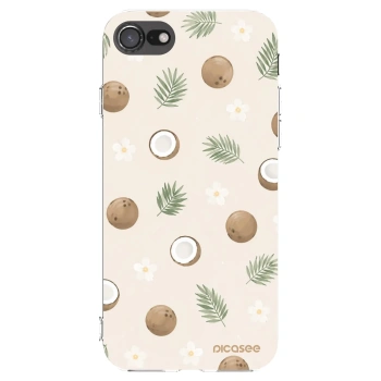 Picasee silikonski prozorni ovitek za Apple iPhone SE 2022 - Coconut Breeze