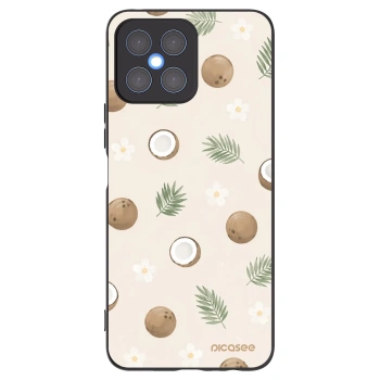 Picasee silikonski črni ovitek za Honor X8 4G - Coconut Breeze