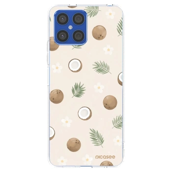 Picasee silikonski prozorni ovitek za Honor X8 4G - Coconut Breeze