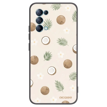 Picasee silikonski črni ovitek za OPPO A16s - Coconut Breeze