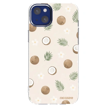 Picasee silikonski prozorni ovitek za Apple iPhone 14 Plus - Coconut Breeze