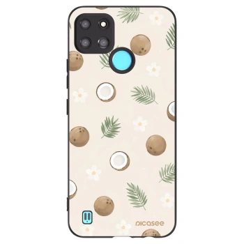 Picasee silikonski črni ovitek za Realme C21Y - Coconut Breeze