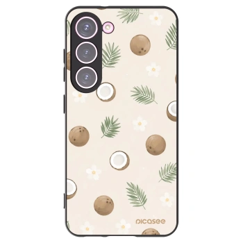 Picasee silikonski črni ovitek za Samsung Galaxy S23 5G - Coconut Breeze