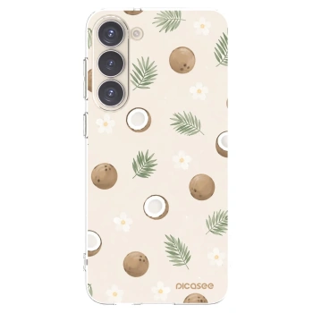 Picasee silikonski prozorni ovitek za Samsung Galaxy S23+ 5G - Coconut Breeze
