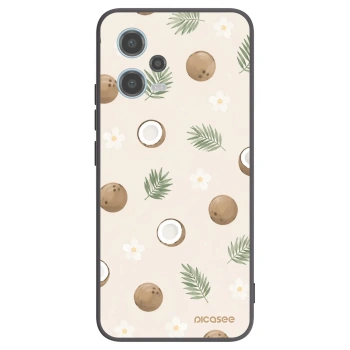 Picasee silikonski črni ovitek za Xiaomi Redmi Note 12 5G - Coconut Breeze