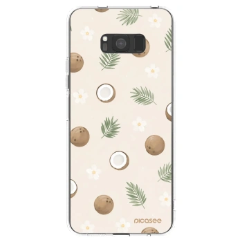 Picasee silikonski prozorni ovitek za Samsung Galaxy S8 G950F - Coconut Breeze