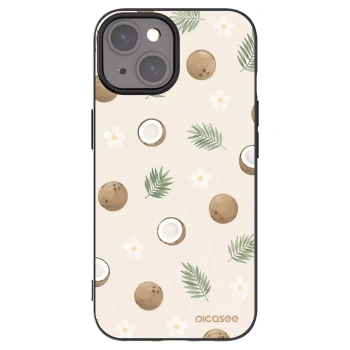 Picasee silikonski črni ovitek za Apple iPhone 15 - Coconut Breeze