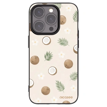 Picasee silikonski črni ovitek za Apple iPhone 15 Pro - Coconut Breeze
