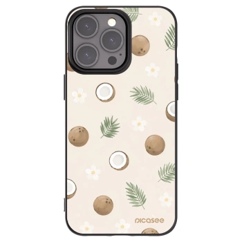 Picasee silikonski črni ovitek za Apple iPhone 15 Pro Max - Coconut Breeze