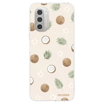 Picasee silikonski prozorni ovitek za Motorola Moto G51 - Coconut Breeze