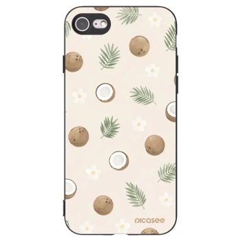 Picasee silikonski črni ovitek za Apple iPhone 7 - Coconut Breeze