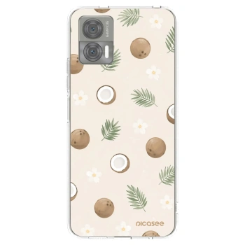 Picasee silikonski prozorni ovitek za Motorola Edge 30 Neo - Coconut Breeze