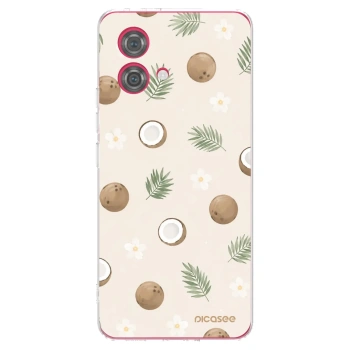 Picasee silikonski prozorni ovitek za Motorola Moto G84 5G - Coconut Breeze