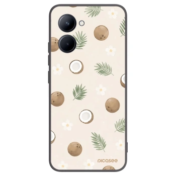 Picasee silikonski črni ovitek za Realme C33 (2023) - Coconut Breeze