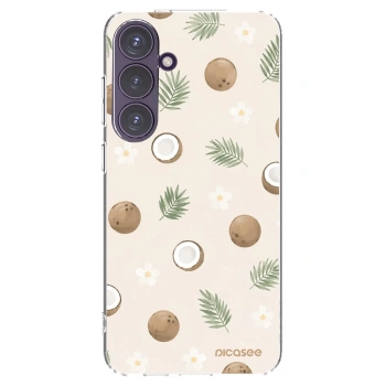 Picasee silikonski prozorni ovitek za Samsung Galaxy S24+ S926B 5G - Coconut Breeze