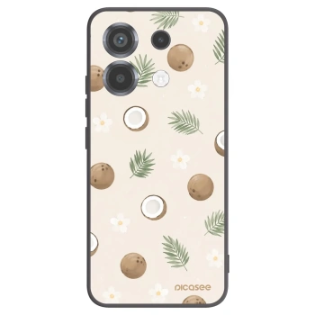 Picasee silikonski črni ovitek za Xiaomi Poco X6 - Coconut Breeze