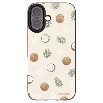 Picasee silikonski črni ovitek za Apple iPhone 16 - Coconut Breeze