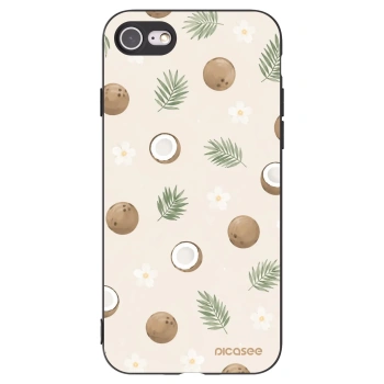 Picasee silikonski črni ovitek za Apple iPhone 8 - Coconut Breeze