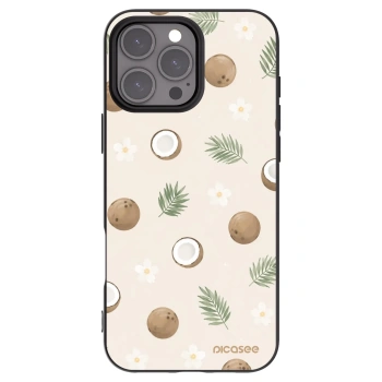 Picasee silikonski črni ovitek za Apple iPhone 16 Pro Max - Coconut Breeze