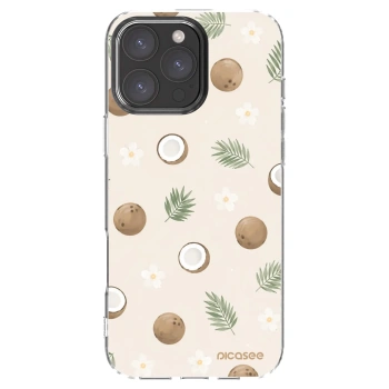 Picasee silikonski prozorni ovitek za Apple iPhone 16 Pro Max - Coconut Breeze