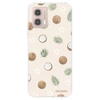 Picasee silikonski prozorni ovitek za Motorola Moto G53 5G - Coconut Breeze