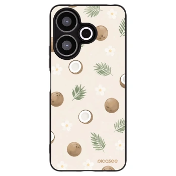 Picasee silikonski črni ovitek za Xiaomi Redmi 13 4G - Coconut Breeze