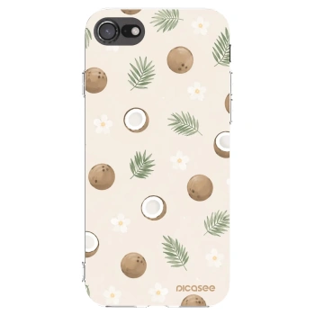 Picasee silikonski prozorni ovitek za Apple iPhone 7 - Coconut Breeze