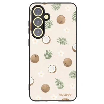 Picasee silikonski črni ovitek za Samsung Galaxy S24 FE S721B - Coconut Breeze