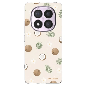 Picasee silikonski prozorni ovitek za Xiaomi Redmi Note 14 Pro 5G - Coconut Breeze