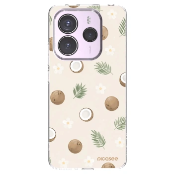 Picasee silikonski prozorni ovitek za Xiaomi Redmi Note 14 5G - Coconut Breeze