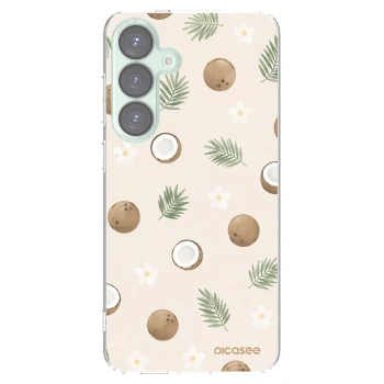 Picasee silikonski prozorni ovitek za Samsung Galaxy S25+ 5G - Coconut Breeze